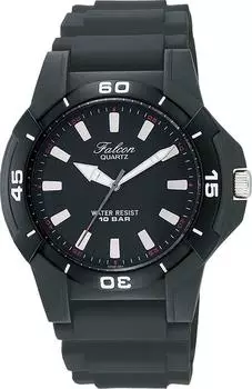 [Citizen Q&Q] Часы аналоговые водонепроницаемые уретановые ремень Q596-851 мужские черные