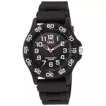 [Citizen Q&Q] Часы CITIZEN Q&Q Solar SOLARMATE Analog Urethane Belt Black H042-002 Мужские