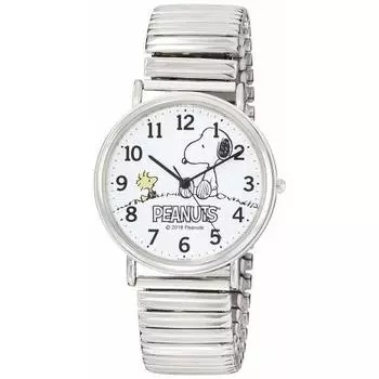 Citizen Q&Q Watch Analog Snoopy Waterproof Metal Band P006-204 Women s White