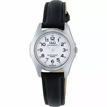 Citizen Q&Q Watch Analog Solar Waterproof Leather Strap H009-304 Women s White
