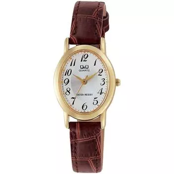 [Citizen Q&Q] Watch Analog Waterproof Leather Strap VZ89-104 Women s Gold