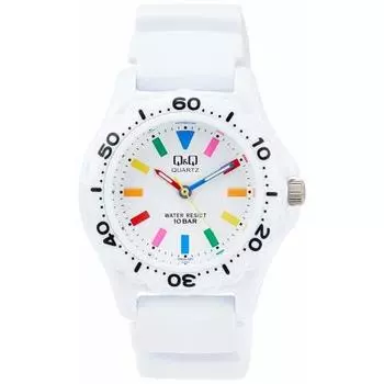 Citizen Q&Q Watch Analog Waterproof Urethane Belt VR25-002 Women s White