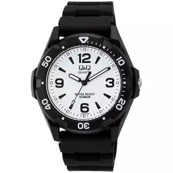Citizen Q&Q Watch Analog Waterproof Urethane Strap VR44-002 Men s White