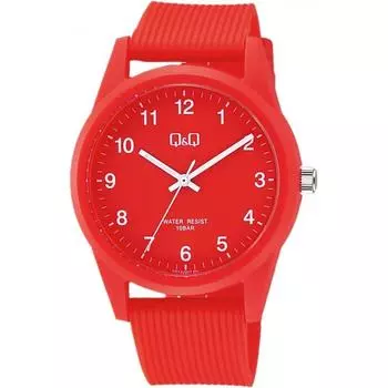 [Citizen QQ] Аналоговые водонепроницаемые часы с уретановым ремешком VS40 007 Красный Красный