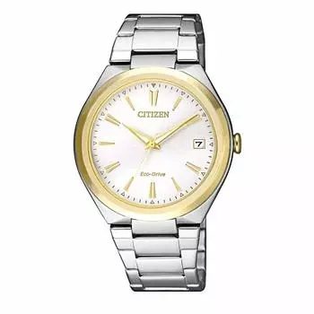 Citizen Серебряные Японские Автоматические Наручные Часы Женские Eco-Drive FE6024-55B Нержавеющая Сталь серебряный