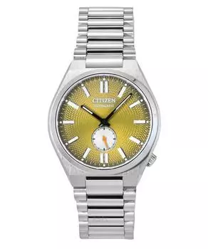 Citizen Tsuyosa Small Second нержавеющая сталь текстурированный зеленый циферблат автоматические мужские часы NK5010-51X зелёный