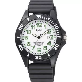 Citizen Unisex A22A-002VK (Q&Q Watch Analog 10-years Battery 10-atm Day Urethane Band) Watch