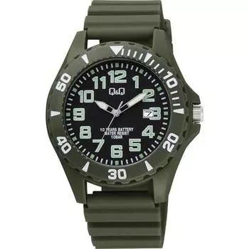 Citizen Unisex A22A-003VK (Q&Q Watch Analog 10-years Battery 10-atm Day Urethane Band) Watch
