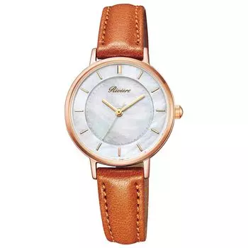 [Citizen] Водонепроницаемые часы Solar Tech White Pearl KP3-465-14 женские коричневые