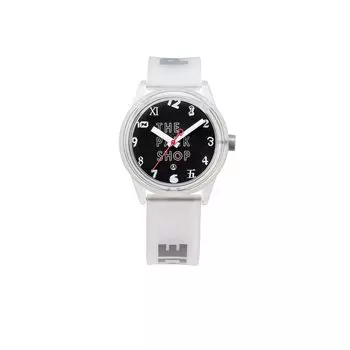 [Citizen Watch] Cue and Cue Smile Solar THE PARK SHOP Collaboration Model Solar Analog 10 ATM Водонепроницаемый уретановый ремень R01A-512VK для мальчиков Прозрачный чистый