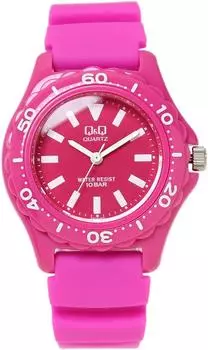 CITIZEN Watch Urethane Band Color Watch Pink White [Citizen Q&Q] Q&Q VR25-003 [Item]