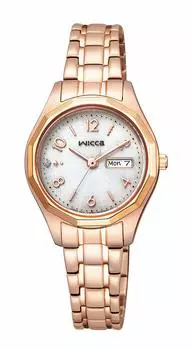 [Citizen] Wicca Day & Date Solartech KH3-568-11 женские розовое золото