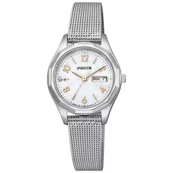 [Citizen] Wicca Solar Tech Водонепроницаемые сетчатые часы Silver KH3-517-11 женские