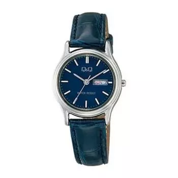 Citizen Women s A205-302 ( Watch Q&Q Day-Date/Water-resistant Women s) Round Watch Blue Analog