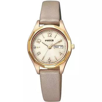 Citizen Women s KH3-525-90 ( Watch wicca Solar-Tech Day&Date) Round Watch Analog