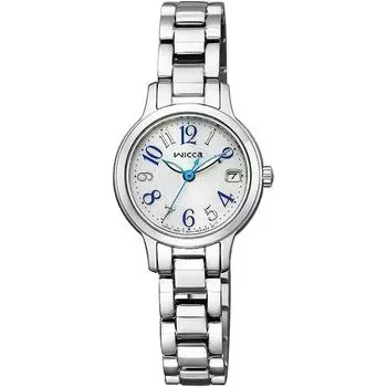 Citizen Women s KH4-912-13 ( Watch wicca Solar-Tech) Round Watch Silver Stainless Analog