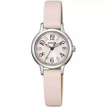 Citizen Women s KH4-912-90 ( Watch wicca Solar-Tech) Round Watch Pink Stainless Analog