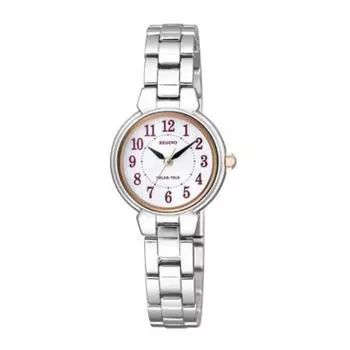 Citizen Women s KP1-012-13 ( Watch REGUNO Solar-Tech Bracelet Women s) Round Watch Silver Stainless