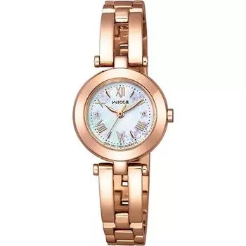 Citizen Women s KP5-263-11 ( Watch wicca Solar-Tech Half bangle Lilac Limited) Round Watch Analog