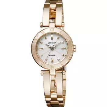 Citizen Women s NA15-1573C ( Watch wicca Solar-Tech Women s) Round Watch Gold Stainless Analog