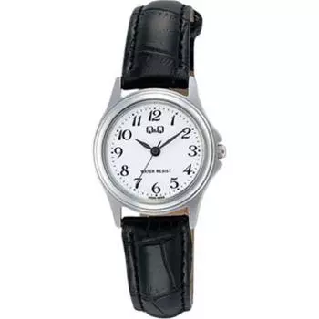 Citizen Women s W379-304 ( Watch Q&Q Stainless Model) Round Watch Black Stainless Analog