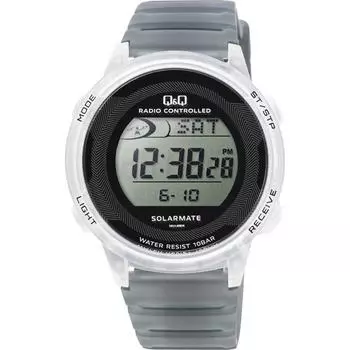 Citizen Y-D01A-006VK (Q&Q Watch Digital Radio Solar Water-resistant Day UrethaneBelt) Watch