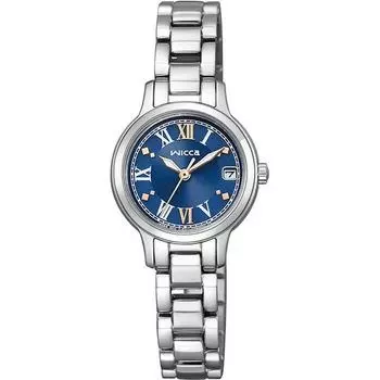 Citizen Женщины KH4-912-71 ( Смотреть wicca Solar-Tech) Круглые часы из нержавеющей стали, аналоговые
