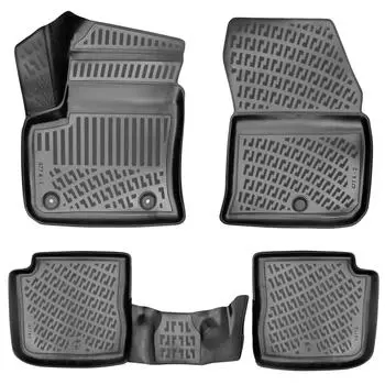 Citroen C4 Electric (After 2022) High-Quality and Durable Rubber Car Floor Mats - Odorless, Non-Slip, Long-Lasting