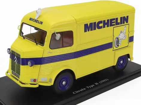 Citroen HY Van Mini Car CITROEN Michelin 1962 Блистерная упаковка Товар 1/24 [Товар] жёлтый