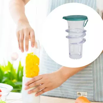 Citrus Juice Manual Extractor with Lid for Orange and Lime зелёный