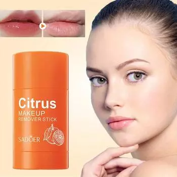 Цитрусовые Нежное средство для снятия макияжа Макияж для лица без стимуляции Чистый макияж 30g