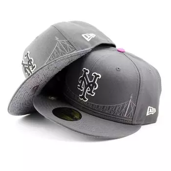 City Connect New Era Cap 59FIFTY New York Mets MLB CITY CONNECT CAP NY NEW YORK METS Hat 5950 Sz 7-38 [Used]