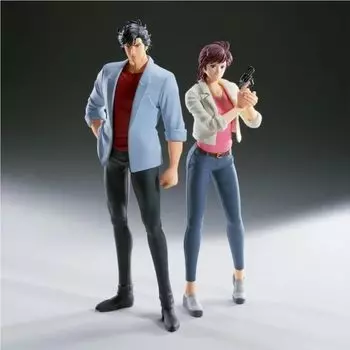 City Hunter Figure Ryo Saeba Kaori Makimura Figure Movie Version City Hunter Tears Figure Ryo Saeba Kaori Makimura of 2 Official Angel s [Set types]
