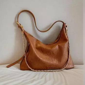City style tote bag women s large-capacity autumn and winter relaxation commuting shoulder messenger bag