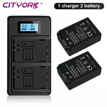 CITYORK 1250 мАч ENEL 25 EN-EL25 EN EL25 перезаряжаемая батарея + ЖК-дисплей USB двойное зарядное устройство для батарей Nikon Z50 ZFC Z 50 Z FC MH-32