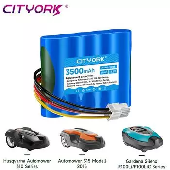 Cityork 18,5 В 3500 мАч Weeder SR23 аккумулятор для Husqvarna Automower 310 Automower 315 Modell 2015 Automower 315X Modell 2018 Gardena Sileno R100Li SR23-1PCS