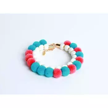 Ciyouka Xiyouka Cat Collar Cartoon Pompon Collar Pet Supplies Accessories Anti-Card Neck Free Adjustment All yards Christmas warm winter