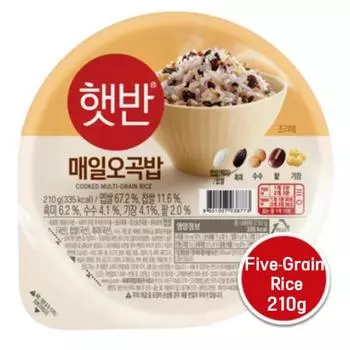 CJ Рис быстрого приготовления Hetban - Daily Multi Five-Grain Rice 210 г (2 варианта) 3PCS