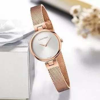 CK Calvin Klein Женские металлические часы K8G23626 Роскошные часы