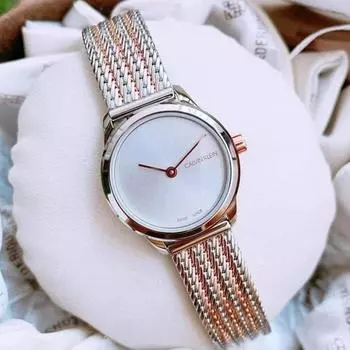 CK Calvin Klein Женские металлические часы Роскошные часы K3M23B26