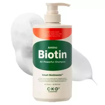CKD Amino Biotin All Powerful Shampoo, 750 мл, 1 шт.