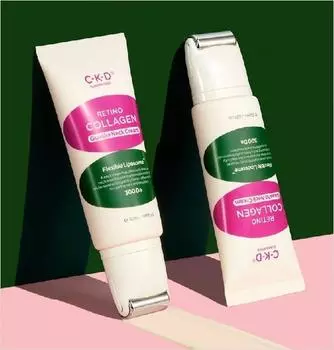 CKD Retino Collagen Gua Sha Neck Wrinkle Cream 50 мл + сменный набор корейская косметика 50ml 1pcs