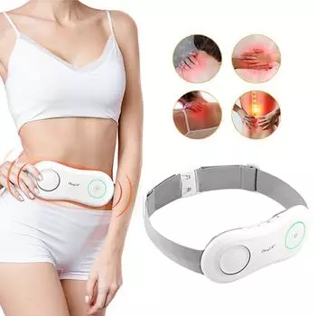 CkeyiN EMS массажер для талии и живота микротоковый импульсный красный свет горячий компресс электрический массажер для тела потеря веса облегчение боли