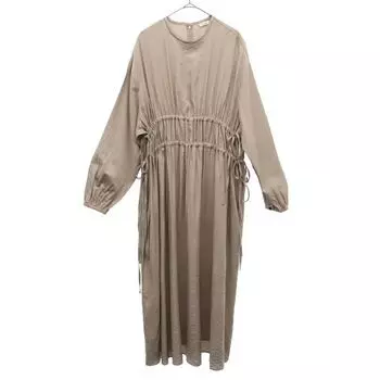 CLANE Long sleeve Long dress F beige Women Used