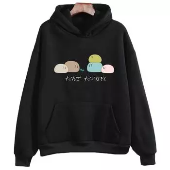 Clannad After Story Dango Daikazoku Graphic Hoodies Slight Strech Fashion Manga/Comic Anime Print Sweatshirt Fleece S