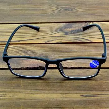 Clara Vida, 3 пары в лоте, оптовая продажа, черные мужские очки для чтения TR90 в полной оправе +1 +1,5 +2 +2,5 +3 +3,5 +4 +0.75 чёрный