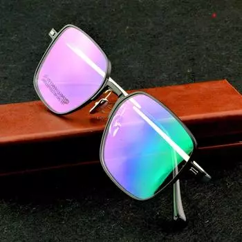 Clara Vida Luxury Special Counter Large Frame Oversized Pure Titanum Light Wieght Optical Men Women Eyelashs Frame Eyeglasses