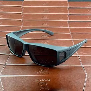 Clara Vida Очки для близорукости и близорукости Just Wear Поляризованные солнцезащитные очки UV400 UV100% Солнцезащитные очки чёрный