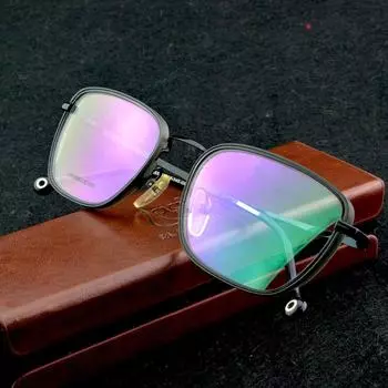 Clara Vida Пластик Титан Крупногабаритные Супер легкие Боковая толщина скрывающая модная оправа для очков