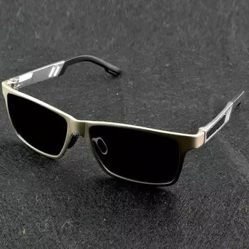 Clara Vida Серебряный титановый сплав Крупногабаритные металлические украшения из углеродного волокна UV400 UV100% поляризованные солнцезащитные очки Polaroid Солнцезащитные очки серебряный